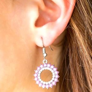 Pink earrings